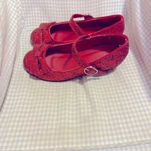 Ruby Red Slippers Dorothy Costume Shoes for Little Girl